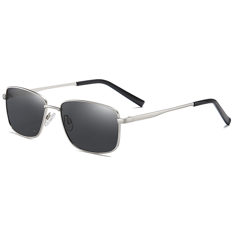 Gafas Lentes Sol Polarizadas Hombre UV400 3351 Plateado Gris 1