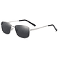 Gafas Lentes Sol Polarizadas Hombre UV400 3351 Plateado Gris - Miniatura 1