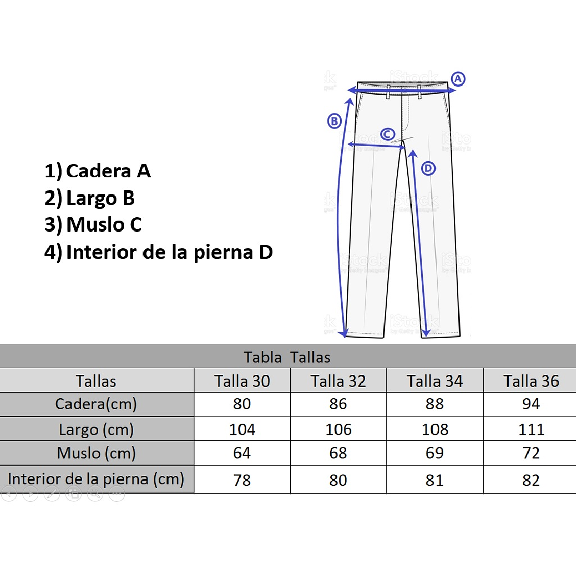 Pantalon Tactico Impermeable Hombre Casual 631 Azul 3