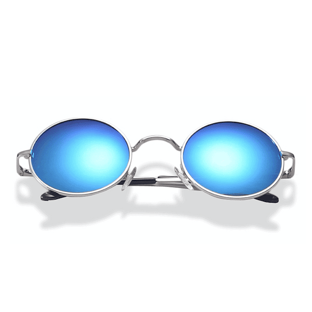 Gafas Sol Clasicas Polarizadas Vintage Retro BPZJ Azul