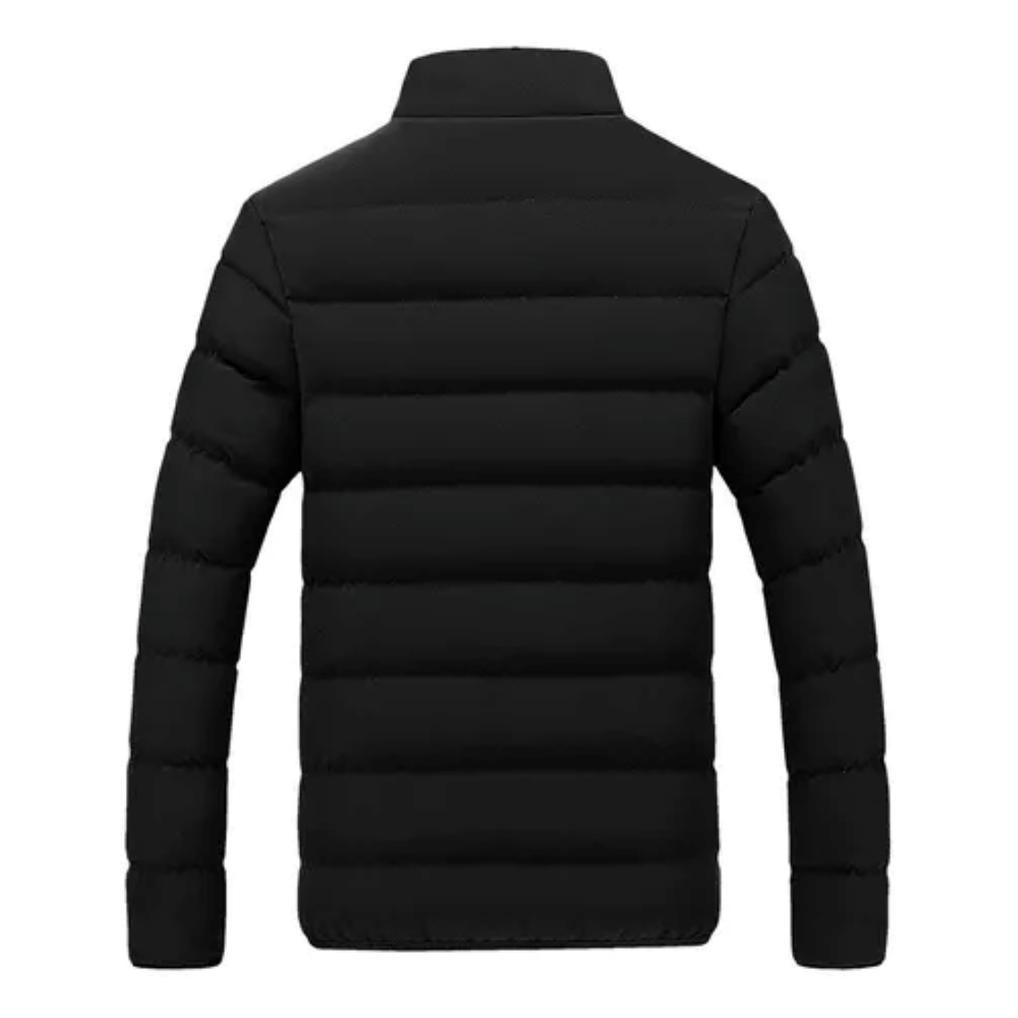Chaqueta Algodon Hombre Invierno Acolchada 1921 Negro Naranja 2