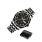 Reloj Hombre POEDAGAR 615 Acero Inoxidable Negro - Miniatura 2