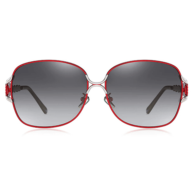 Gafas Sol BARCUR Mujer Ovaladas Polarizadas UV400 8203 Rojo