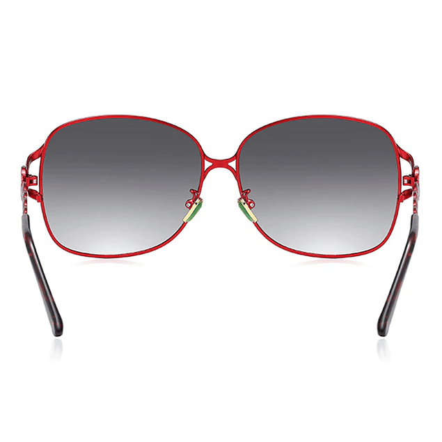 Gafas Sol BARCUR Mujer Ovaladas Polarizadas UV400 8203 Rojo