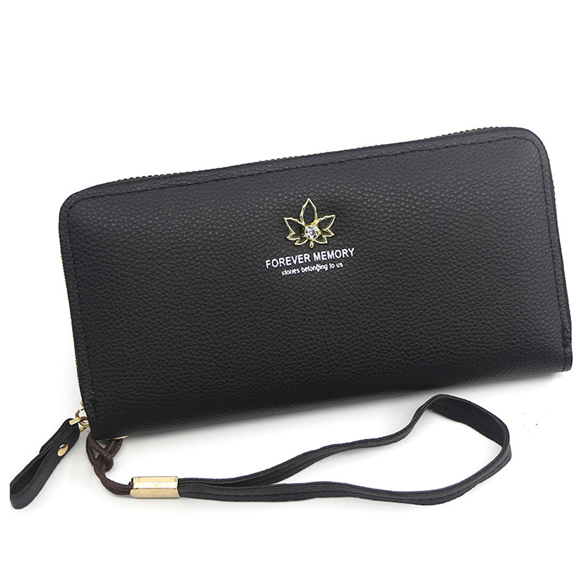 Billetera Ecocuero UBMD Mujer De Mano Delgada 5067 Negro 1