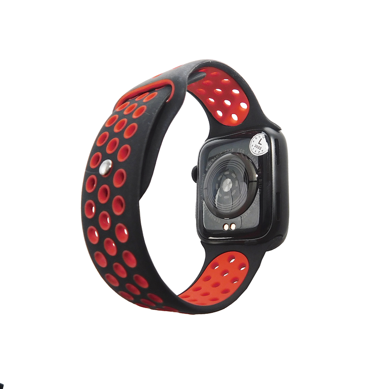 SmartWatch UBMD Bluetooth Fitness Monitor Ritmo Cardiaco T55 Negro Rojo 2