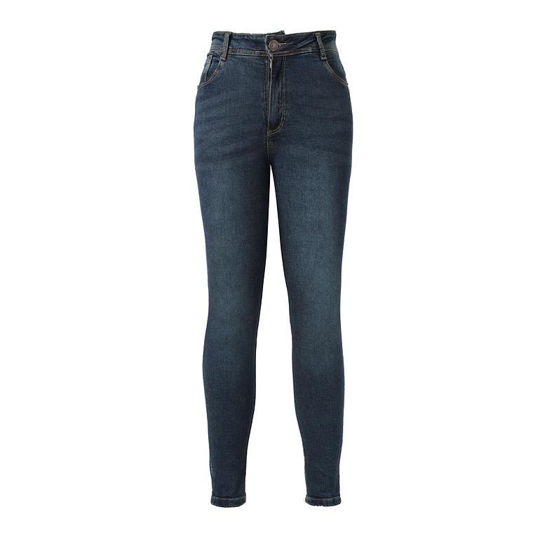 Pantalon Jean Mujer UrbenMood Levanta Cola Stretch 2305 Azul Verde 1