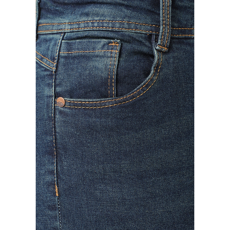 Pantalon Jean Mujer UrbenMood Levanta Cola Stretch 2305 Azul Verde 3