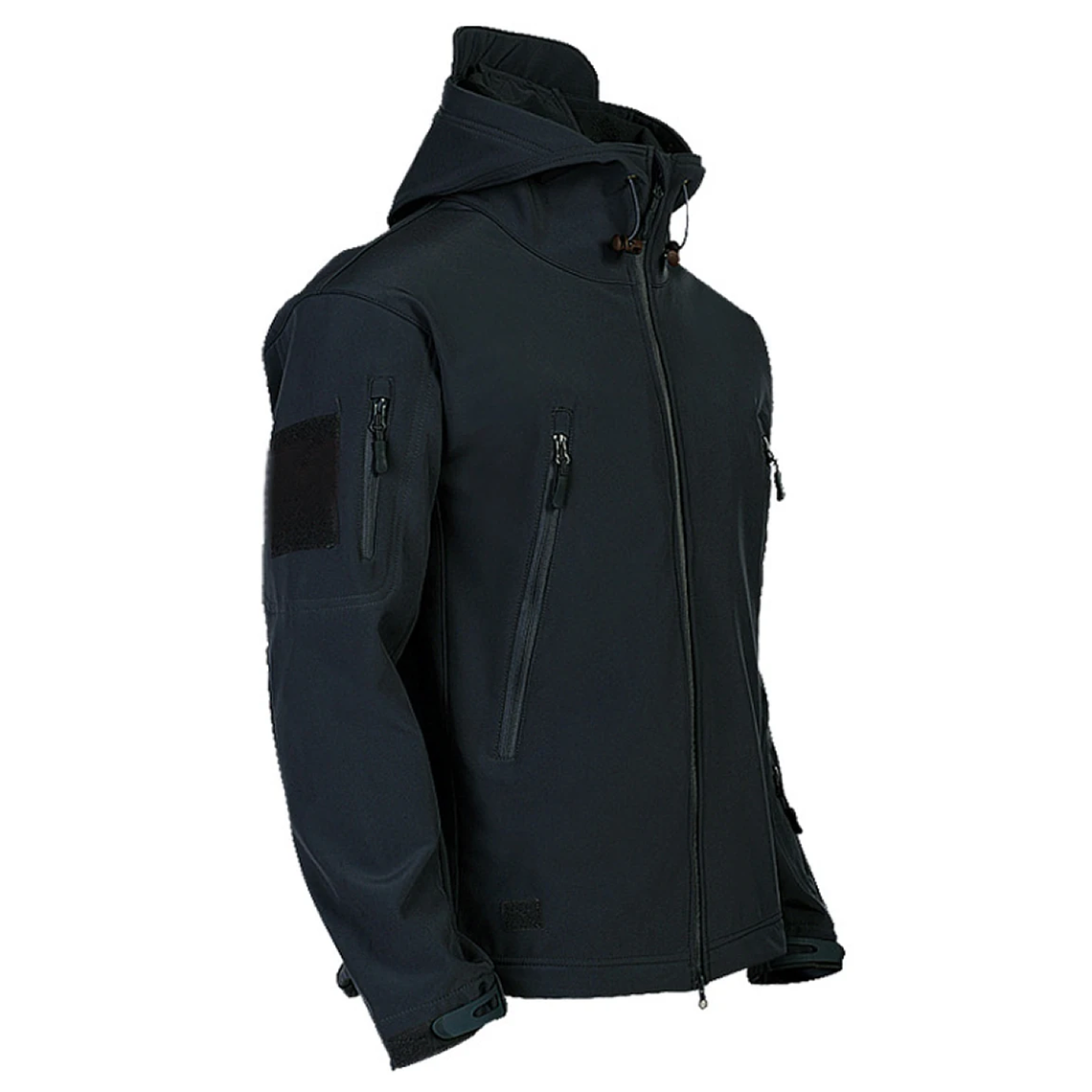 Chaqueta Hombre Capota Tactico Negro DS511 2