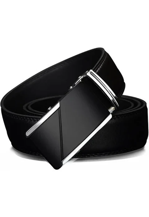 Cinturon Cuero Hombre Hebilla Automatica 125cm LY577 3