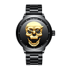 Reloj Hombres Skull 3D Lujo Acero Vintage 244