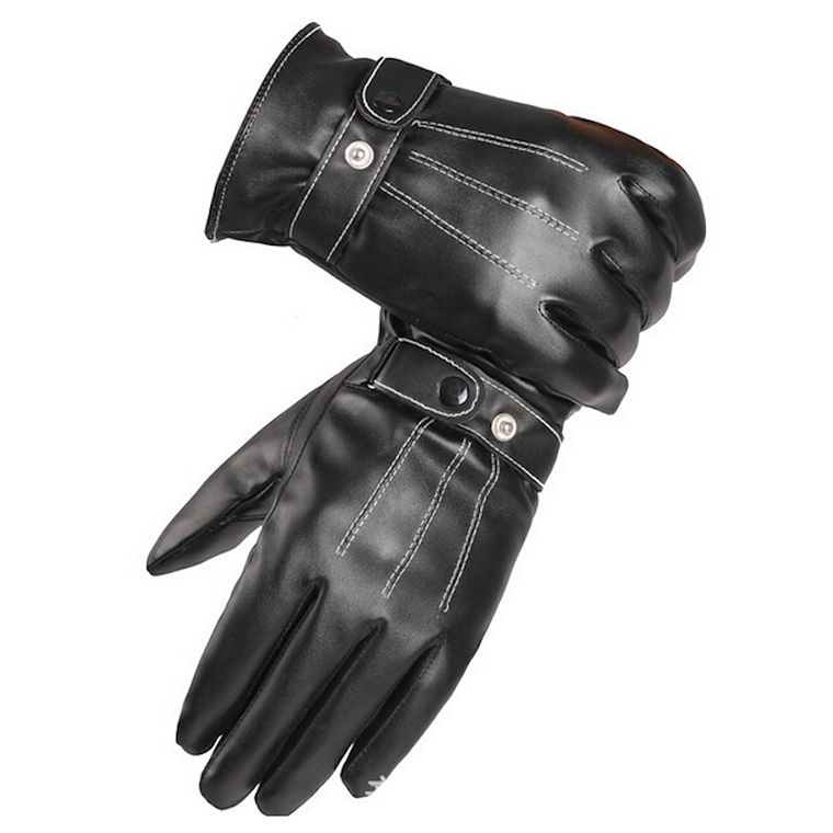 Guantes Hombre Invierno Negro 2