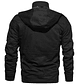 Chaqueta Hombres Moda Slim Casual Gotica Negro - Miniatura 3