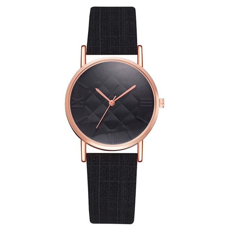 Reloj Mujer Pulso Cuero PU Cuarzo Casual 1