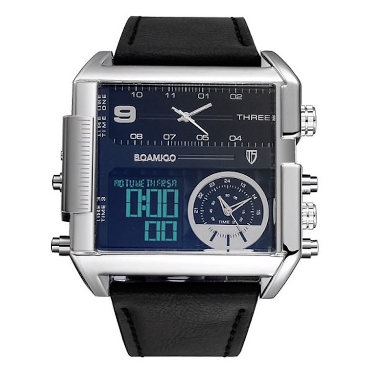 Reloj Hombre Deportivo Triple Hora BOAMIGO 920 1