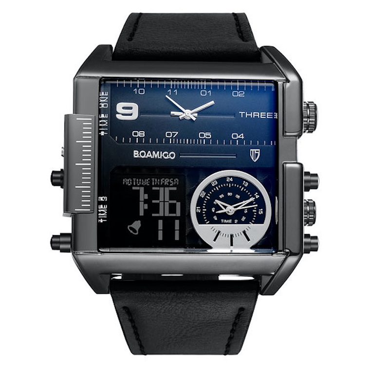 Reloj Hombre Deportivo Triple Hora BOAMIGO 920 2