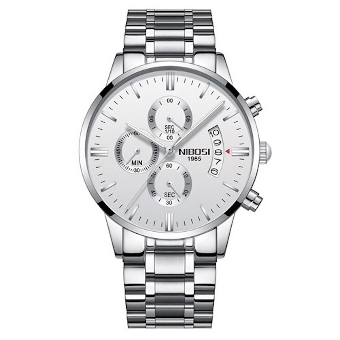 Reloj Hombre Lujo Pulso Acero NIBOSI 2309 1