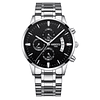 Reloj Hombre Lujo Pulso Acero NIBOSI 2309