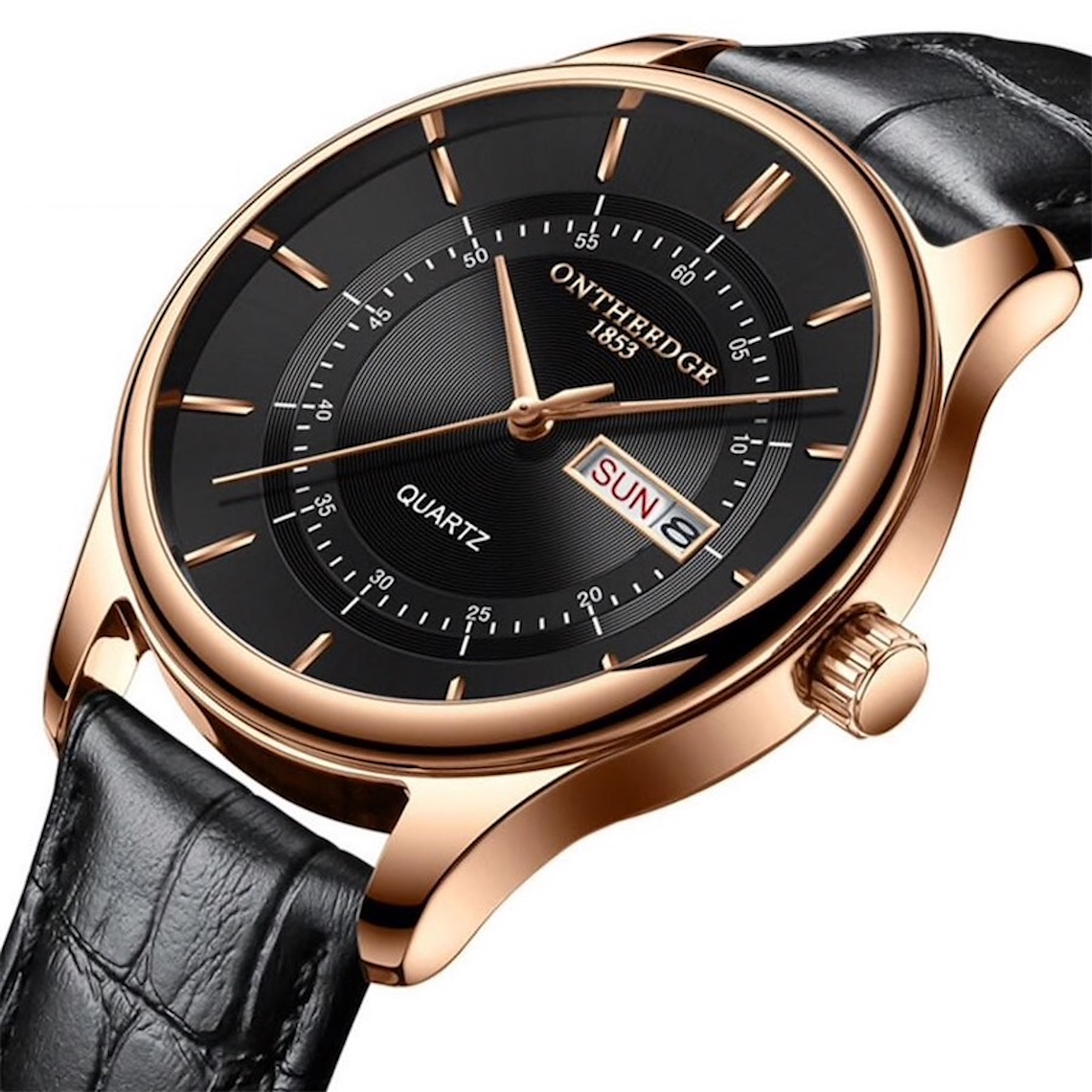 Reloj Hombre Lujo Pulso Cuero ONTHEEDGE 003 1