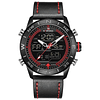 Relojes Hombre LED Militar Cuero NAVIFORCE 9144