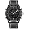 Relojes Hombre LED Militar Cuero NAVIFORCE 9144