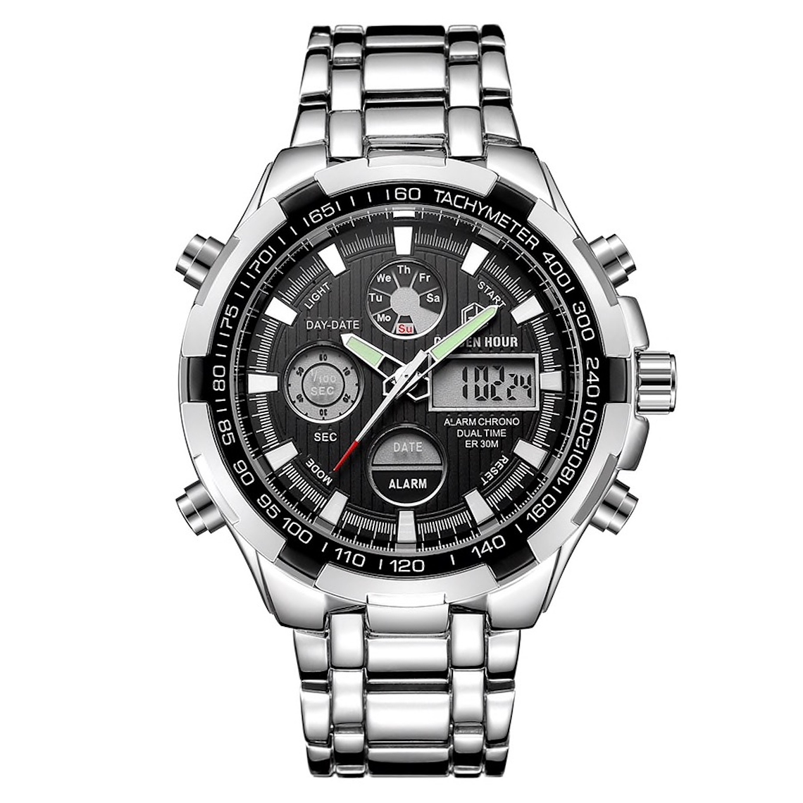 Reloj Hombre Digital Analogico GOLDEN HOUR 108 1