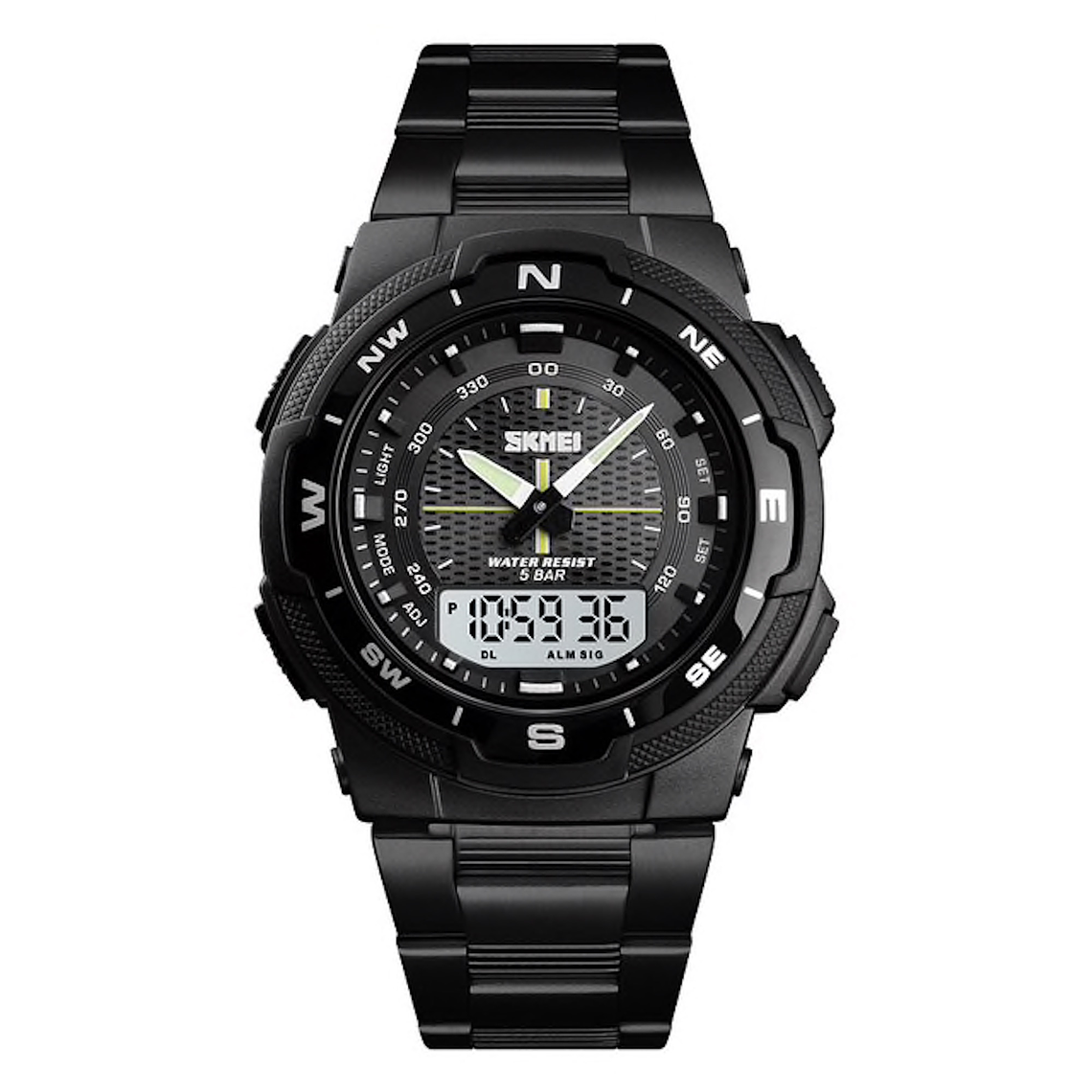 Reloj Hombre Deportivo Acero Inoxidable SKMEI 1370 1