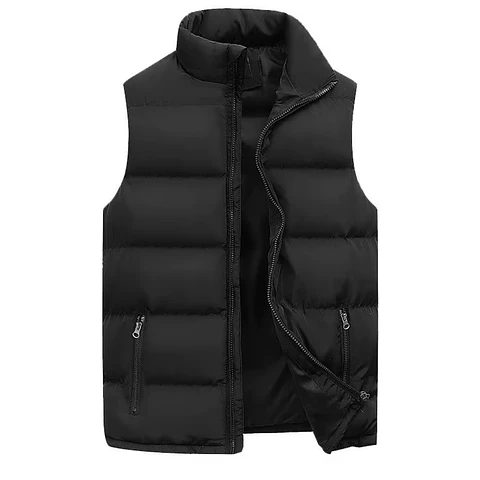 Chaleco Hombre Acolchado Negro JH811