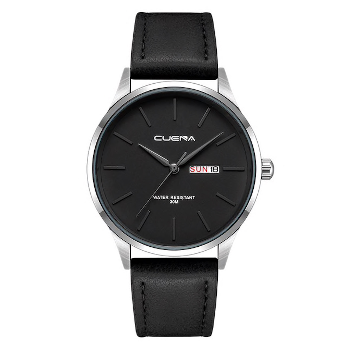 Reloj Hombre Cuarzo Lujo Pulso Cuero CUENA 6646 2