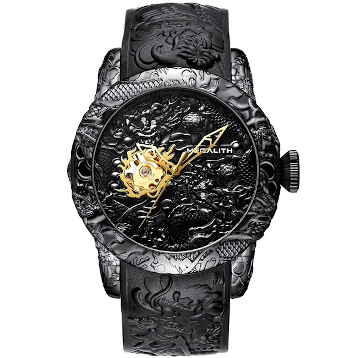 Reloj Hombre Lujo Estilo Dragon MEGALITH 8041 Mecanico o Convencional 3