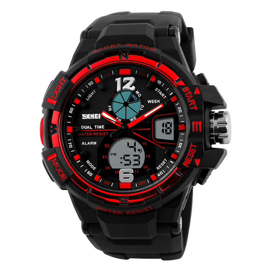 Reloj Hombre Digital Analogico Anti Shock SKMEI 1148 1