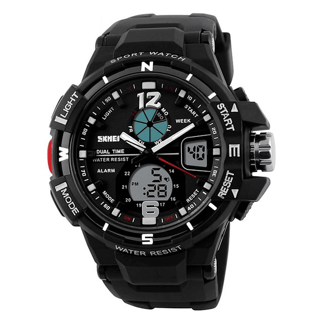 Reloj Hombre Digital Analogico Anti Shock SKMEI 1148