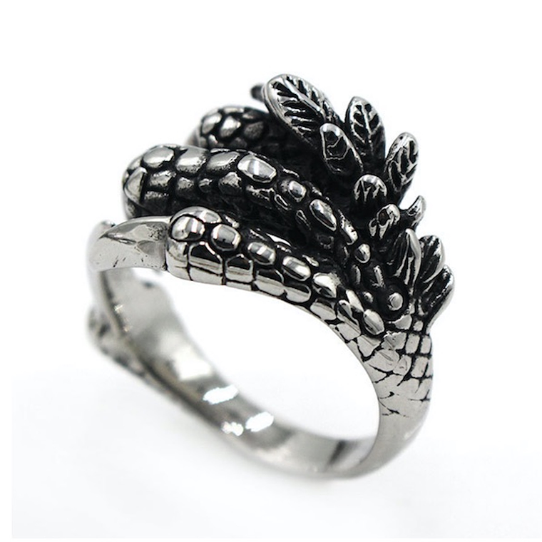 Anillo Garras Dragon Punk Vintage 2