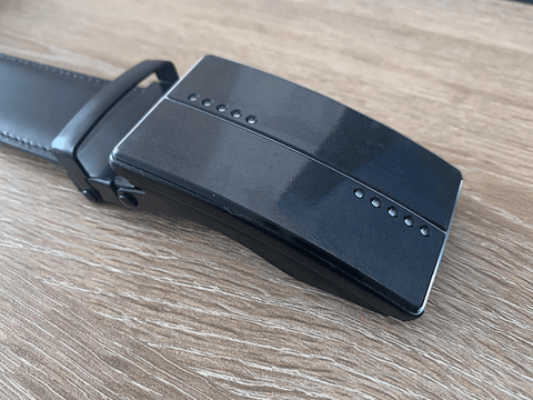 Cinturon Hebilla Cuero Napa Reversible Hombre 1258 Talla 34