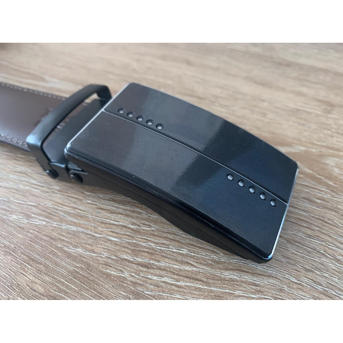 Cinturon Hebilla Cuero Napa Reversible Hombre 1258 Talla 34 2