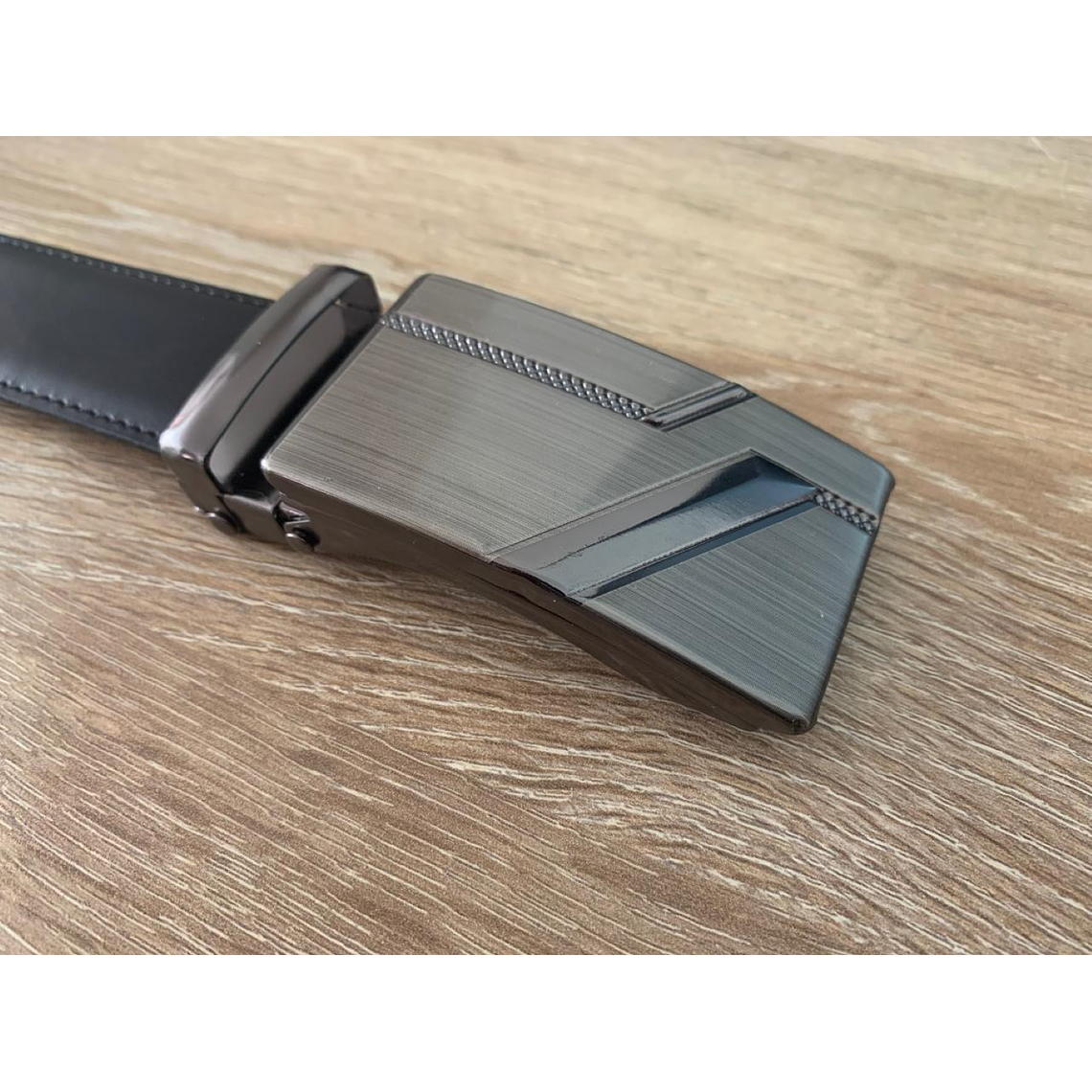 Cinturon Hebilla Cuero Napa Reversible Hombre 1330 Talla 34 1