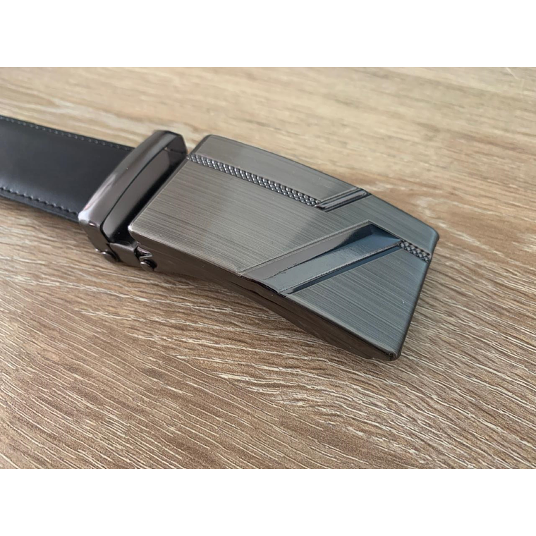 Cinturon Hebilla Cuero Napa Reversible Hombre 1330 Talla 34 1