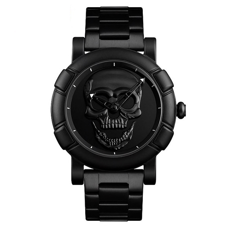 Reloj Hombre Skull Cuarzo Acero Inoxidable SKMEI 9178 1