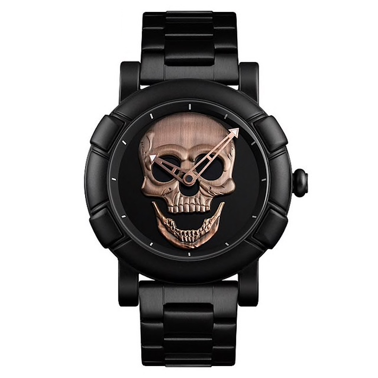 Reloj Hombre Skull Cuarzo Acero Inoxidable SKMEI 9178 3
