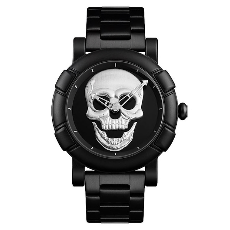 Reloj Hombre Skull Cuarzo Acero Inoxidable SKMEI 9178 4