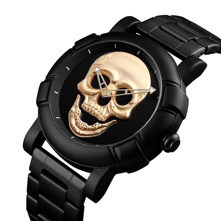 Reloj Hombre Skull Cuarzo Acero Inoxidable SKMEI 9178 6