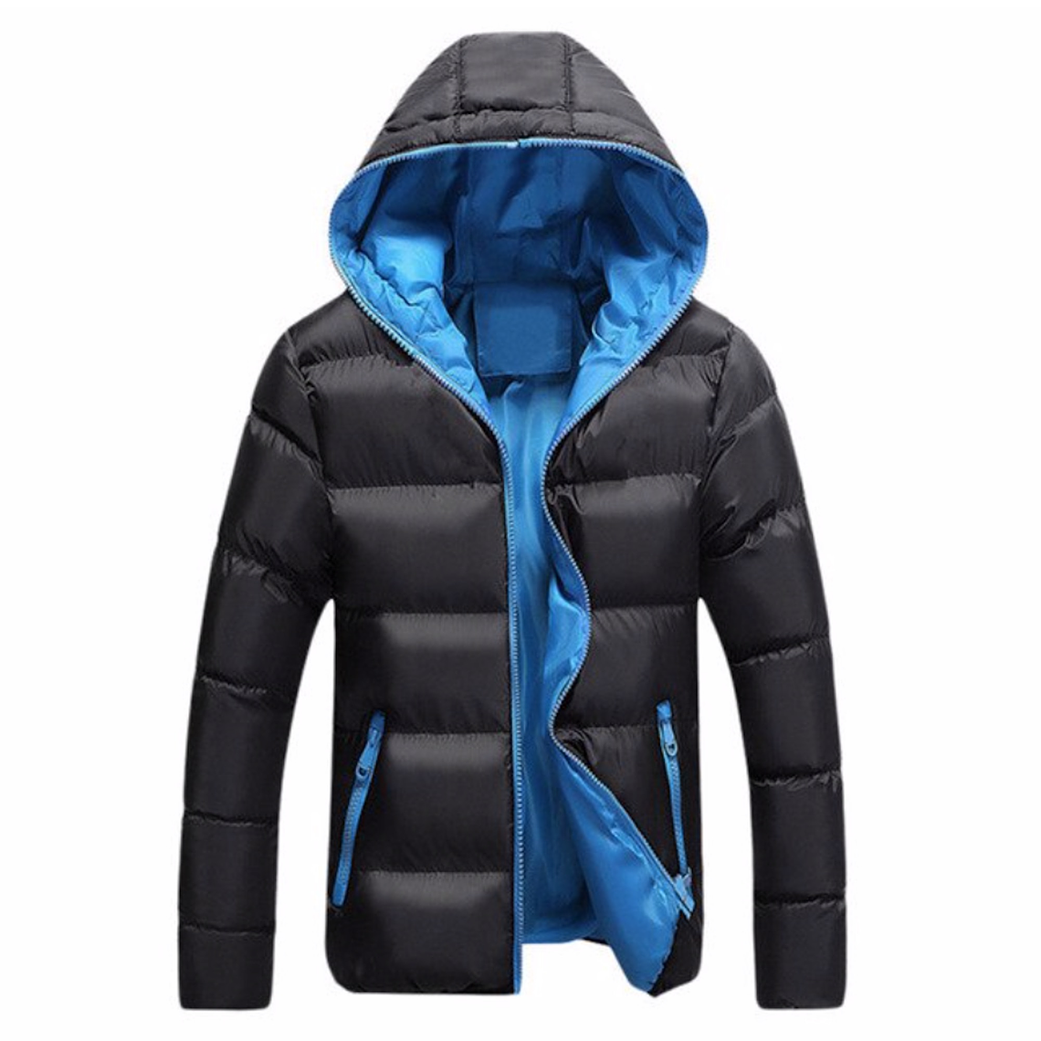 Chaqueta Hombre Capucha Acolchada Gruesa 1588 1
