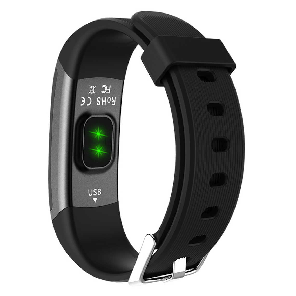 Reloj Smartband HR3 Deportiva Pantalla Color Ritmo Cardiaco Negro 2