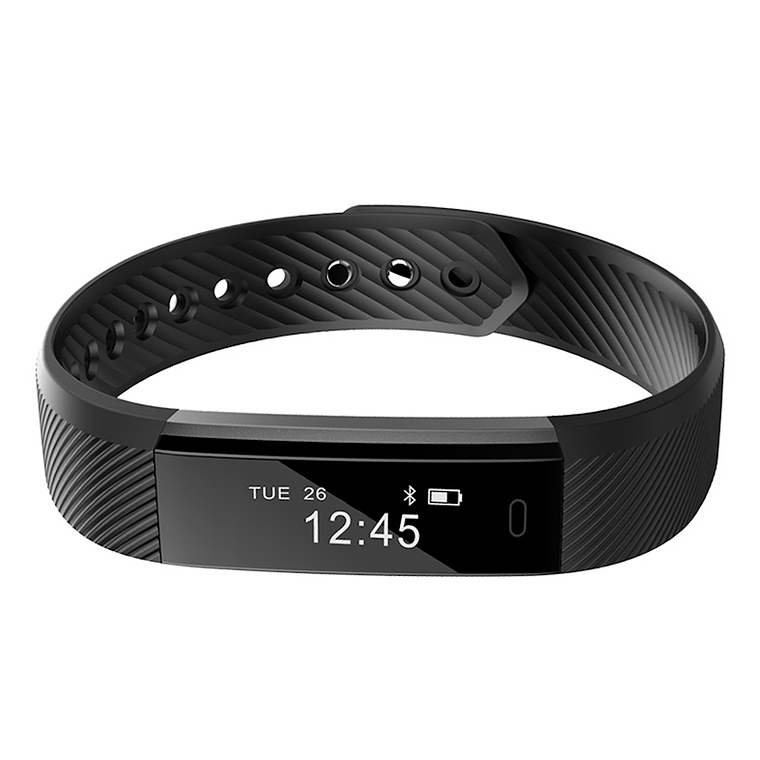 LEMFO ID115 Smartband Bluetooth Podómetro Color Negro 3