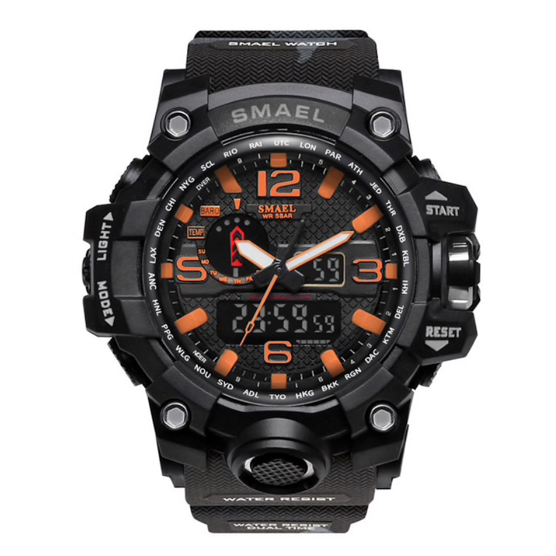 Reloj Militar Hombre LED Deportivo SMAEL 1545 1