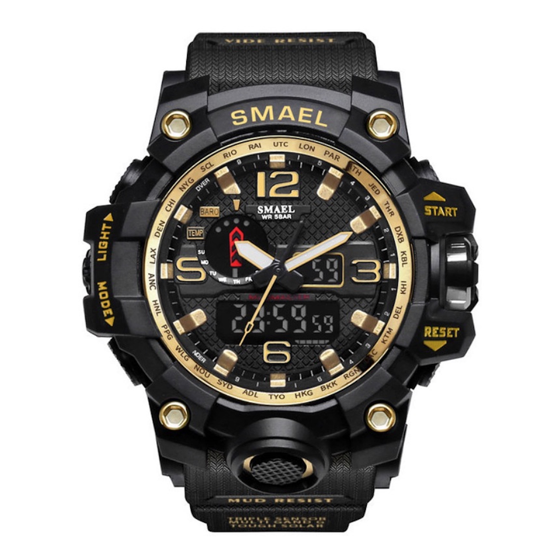 Reloj Militar Hombre LED Deportivo SMAEL 1545 3