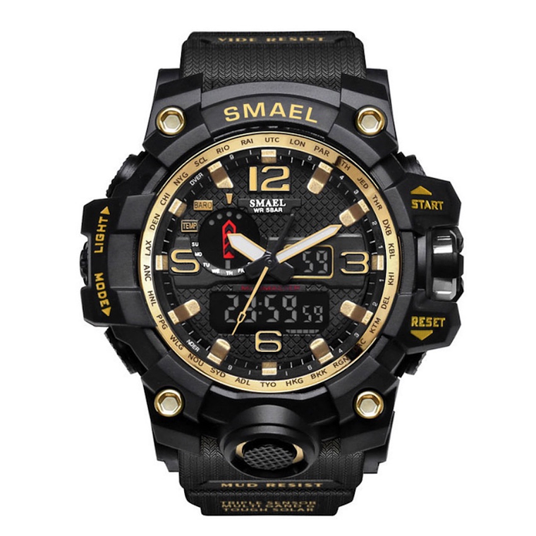 Reloj Militar Hombre LED Deportivo SMAEL 1545 3