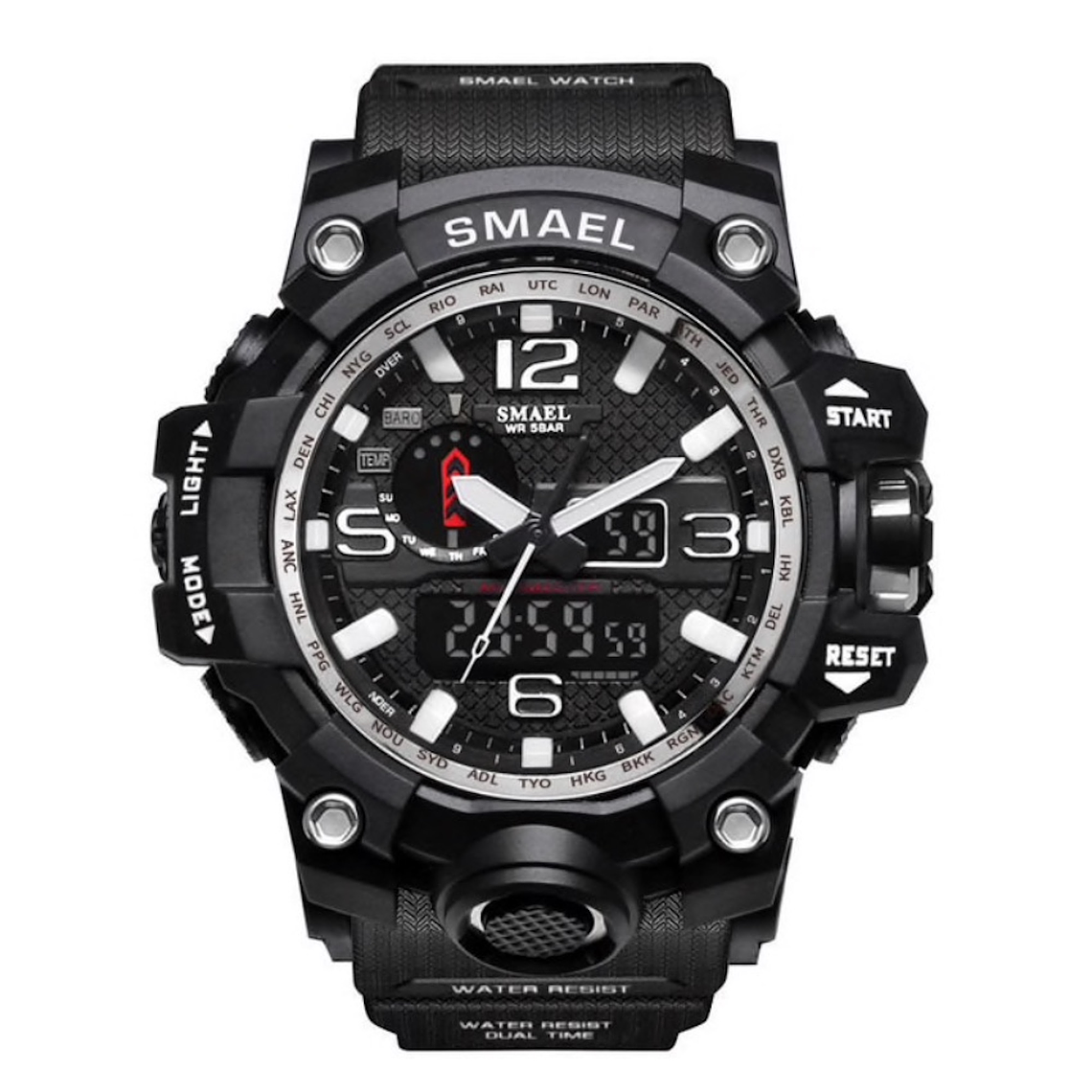 Reloj Militar Hombre LED Deportivo SMAEL 1545 4