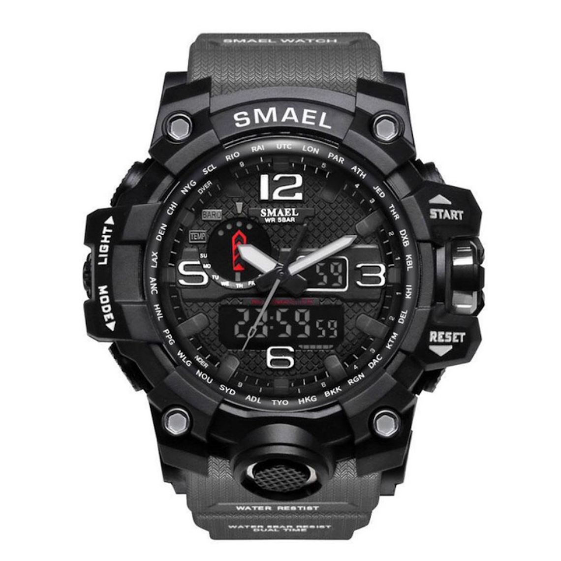 Reloj Militar Hombre LED Deportivo SMAEL 1545 6