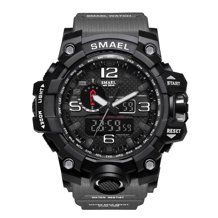 Reloj Militar Hombre LED Deportivo SMAEL 1545 6